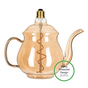 LED-lamp Teapot Earl E27 DIM 4W 160lm 919 goud