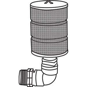 Aanzuigfilter fijn TWU 1.1/4" b.dr