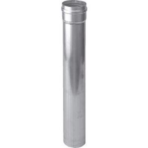 Rookgas verlengpijp Alu-Fix dikw. AL 180mm L=1000mm
