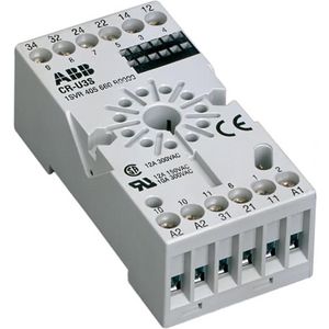 Sokkel CR-U3s voor 3 c/o cr-u relais VVE=10
