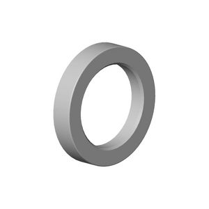 Rozet v. mengkraan 55x38,2x10mm Dark Platinum gebors.