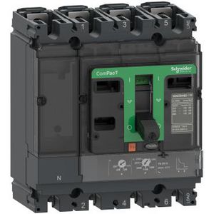 Vermogenschakelaar NSX100B 25kA AC 4P3D 100A TMD ComPact