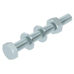 Zeskantbout moer en sluitring M10x90 staal VVE=20