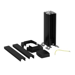 Energiezuil 1 compartiment 45mm 0,3M zwart