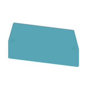 Afsluit- eindplaatterminals blauw h:68.5mm b:1 VVE=20