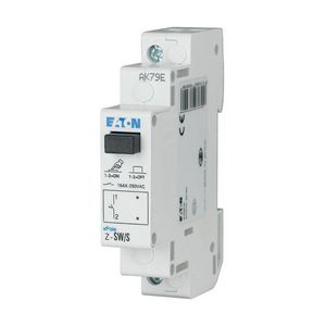 Schakelaar Z, 250VAC, 16 A, Contacten 1M 1V, signaallamp, 1TE