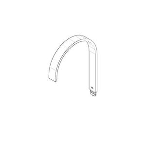Uitloop 35x11x220mm chr