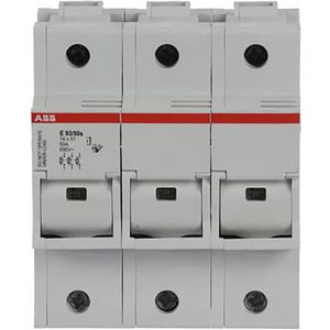 Zekeringhouder voor 14x 51mm zekeringen 3p max 50A+indicator