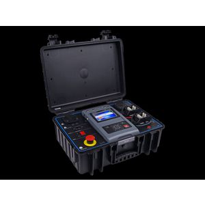 Transformatortester incl. testkabels van 15m.