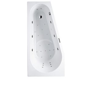 Whirlpool Delta Rihopool 150x80cm systeem JOY rechts hoogglans wit