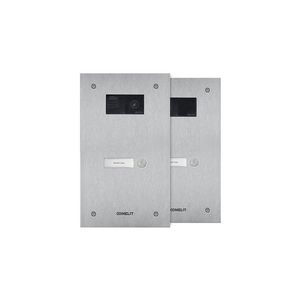 SteelSwitch RVS deurbelpaneel met 1 drukknop