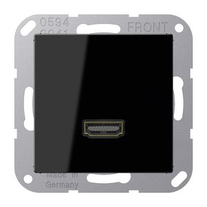 Afdekking A500 zwart voor 1xHDMI