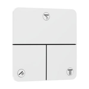 ShowerSelect Comfort Q Kraan afbouwdeel tbv inbouw voor 3 functies mat wit