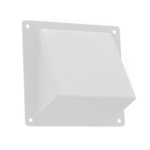 Universele gevelklep Ø100/125/110x54mm wit