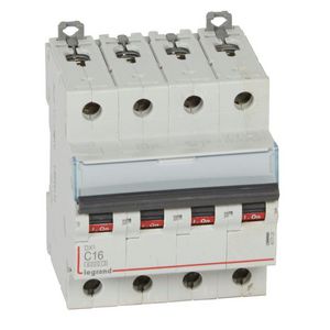 Installatieautomaat DX³ 6000A/10kA 4-polig C-karakteristiek 16A