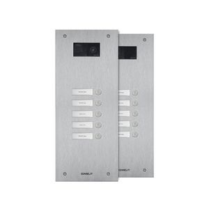 SteelSwitch RVS deurbelpaneel met 5 drukknoppen