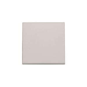 Afwerkingsset enkelv. elektr. schakelaar/knop l.grey