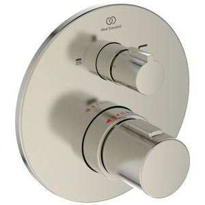 t100 inb.therm. stopkraan omstelling opbouwd silver storm (rvs look) A5814GN