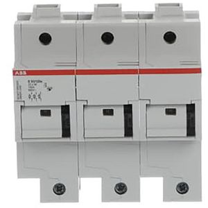 Zekeringhouder voor 22x58mm zekeringen 3p max 100A+indicato