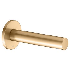 Baduitloop DN15 met rond rozet uitloop 180mm messing geb