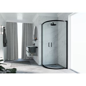 Cab. Zeph 2.0 R 100 Verst. 98,5-101,5cm Helder Glas Zwart