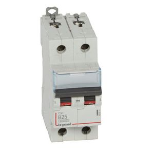 Installatieautomaat DX³ 6000A/10kA 2-polig B-karakteristiek 25