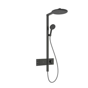 Showerpipe 300 2 straalsoorten ShowerSelect comfort Raindance Alive S Brushed Black Chrome