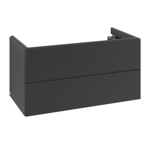 Wastafelonderkast Antao 988x504x496mm Black Matt Lacquer K05100PD
