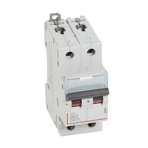 Installatieautomaat DX³ 6000A/10kA 2-polig B-karakteristiek 63