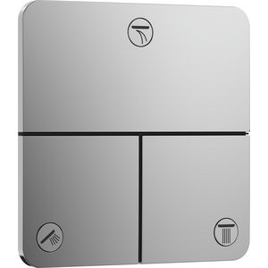ShowerSelect Comfort Q Kraan afbouwdeel tbv inbouw voor 3 functies chroom