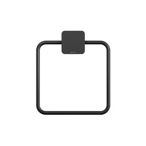 Handdoekring zwart TOPAZ