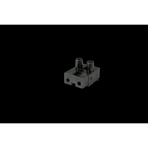 Steker inbouw 2-polig female zwart (AC160 BU/2s) VVE=250