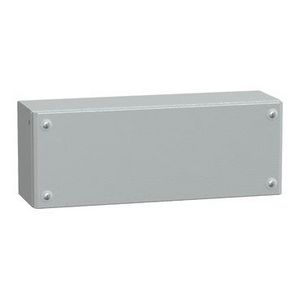 IndustriEle doos Volle deur 150x400x120mm IP66 IK10 Metaal -