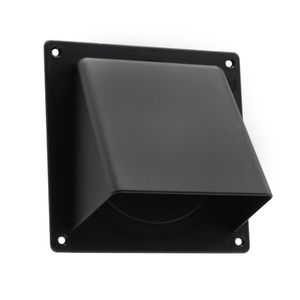 Universele gevelklep Ø100/125/110x54mm zwart