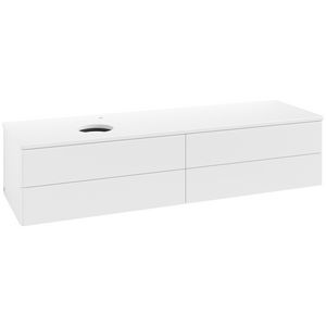 Wastafelonderkast Antao 1600x360x500mm White Matt Lacquer L26050MT