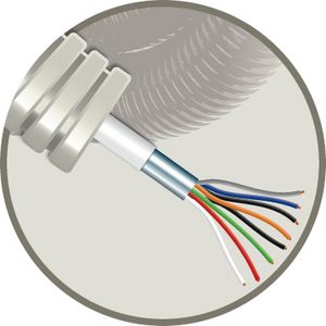 Rol a 100m. Buis snelflex 16mm alarm 8x0,22