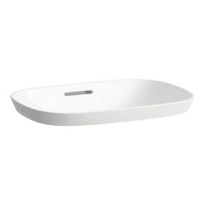 Opbouwwastafel 500x365mm z. kr.gat met overloop wit H8173020001091