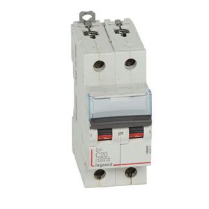 Installatieautomaat DX³ 6000A/10kA 2-polig C-karakteristiek 20A