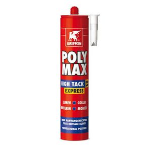 Montagelijm POLY MAX HIGH TACK EXPRESS wit koker a 435g