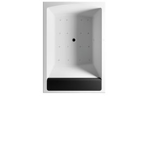 Whirlpool Savona Rihopool 190x130cm systeem AIR rechts hoogglans wit