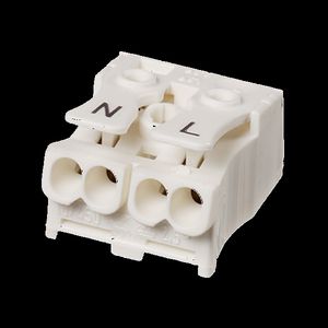 Lichtklem 2-polig wit (AC LK 980-01/ 2 B) VVE=600