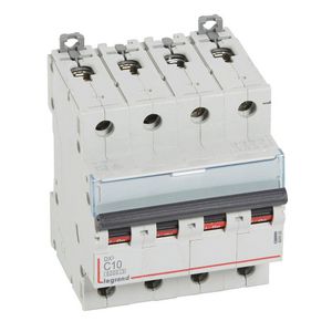 Installatieautomaat DX³ 6000A/10kA 4-polig C-karakteristiek 10A