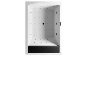 Whirlpool Savona Rihopool 190x130cm systeem BLISS rechts hoogglans wit