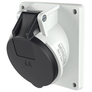 Inbouwwandcontactdoos 32A 4-polig  7H 500V IP44 TwinCONTACT