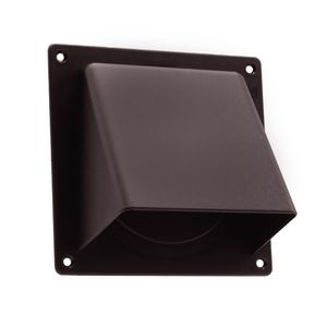 Universele gevelklep Ø100/125/110x54mm bruin