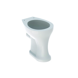 300 Comfort 68 staand closet verhoogd +6cm afvoer op 23,5cm vlakspoel PK. (excl. zitting)