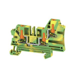 Aardklem PE PUSH IN groen/geel 4mm² 1000V 2847750000 VVE=50