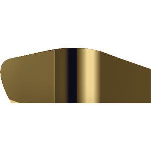 AXOR Universal Rectangular scheerspiegel Polished Gold Optic