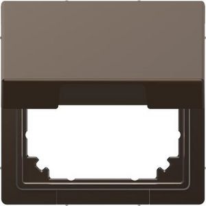 Adapter DIN 49075 inzetstukken Klapdeksel Mokka metallic Sy