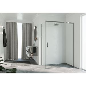 Deur Zeph 2.0 Ph 114 Link VeR114-117 Cm Helder Glas Chroom